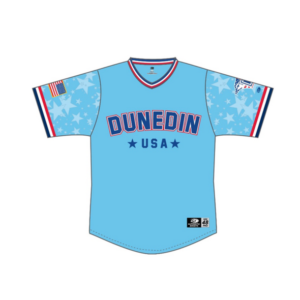Dunedin Blue Jays 2025 4th of July Jersey