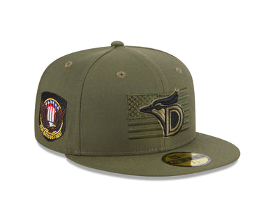 Dunedin Blue Jays 2023 Armed Forces Day 5950 Fitted Cap made by New Era