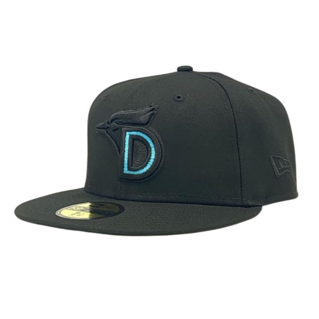 Dunedin Blue Jays Neon Blue Letter Black 5950 – Dunedin Blue Jays