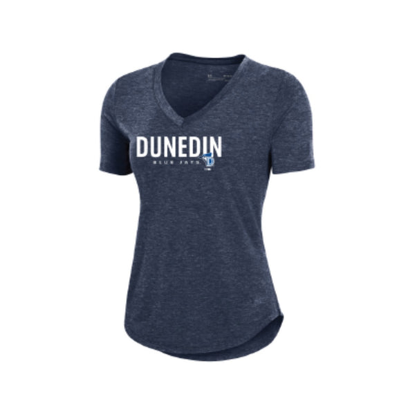 Women's Navy Blue UA Breezy V-Neck Tee