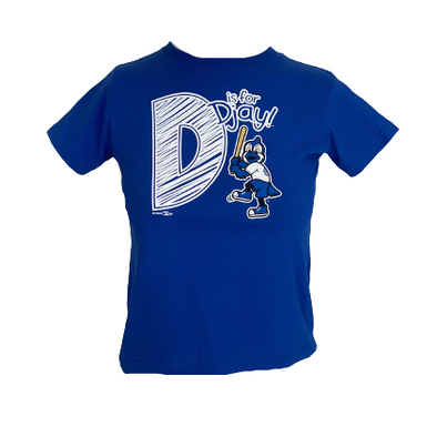 Dunedin Blue Jays D is for DJay Royal Toddler Tee